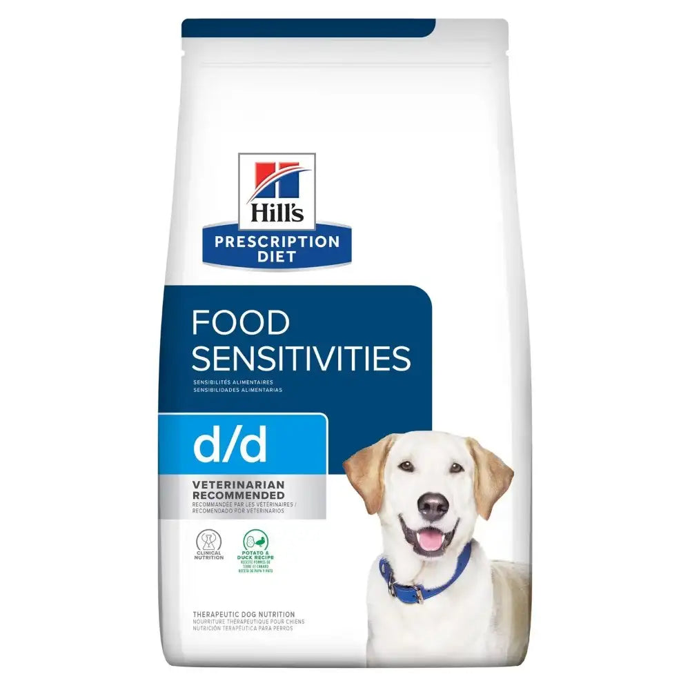 HILL'S - CANINE D/D SKIN SENSITIVITIES "POTATO & DUCK" 8LBS / 犬用食物及皮膚敏感護理配方(馬鈴薯&鴨肉)8磅