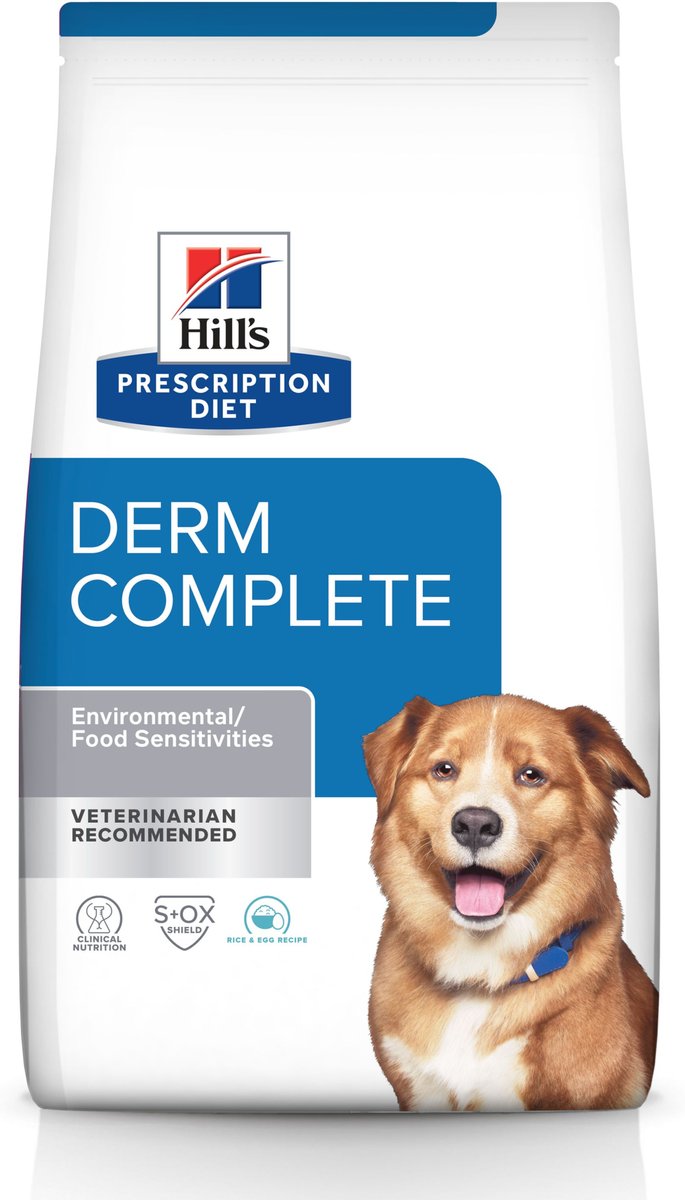 HILL'S - CANINE PRESCRIPTION DIET DERM COMPLETE ORIGINAL BITE 14.3LBS / 犬用皮膚全能護理配方原顆粒 14.3磅