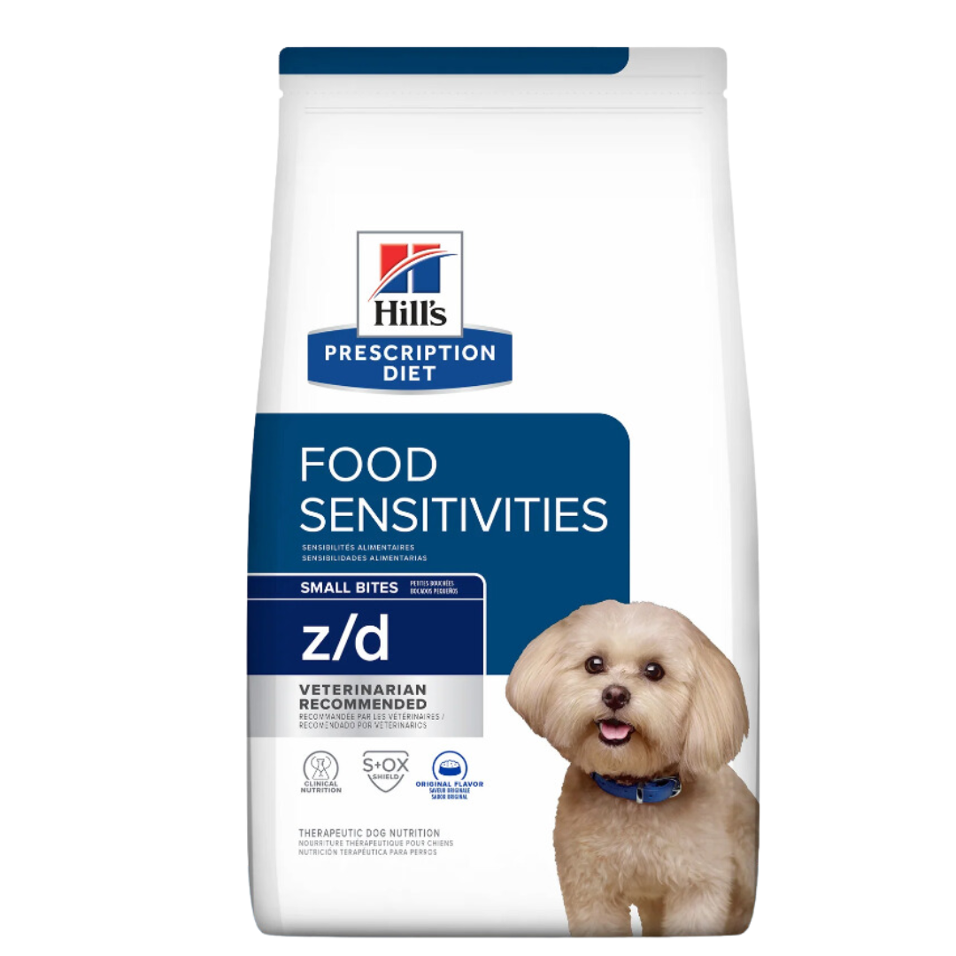 HILL'S - CANINE Z/D SKIN/FOOD SENSITIVITIES SMALL BITES 1.5KG / 犬用 皮膚及食物敏感低過敏原配方小顆粒