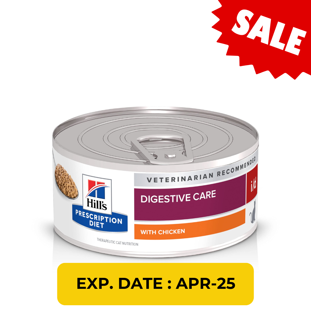 HILL'S - FELINE I/D DIGESTIVE CARE WITH "CHICKEN" 5.5OZ / 貓用腸胃保健配方罐頭（雞肉） 5.5安士