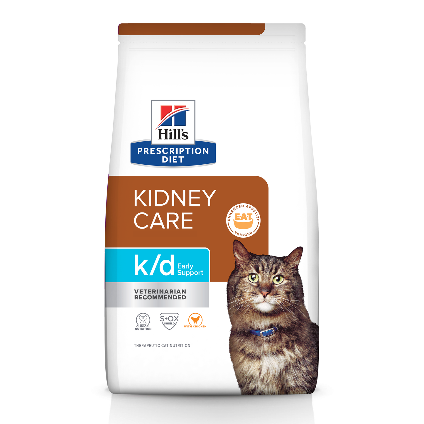 HILL'S－FELINE K/D "EARLY SUPPORT" WITH "CHICKEN" 4lbs / 貓用早期支援腎臟配方（雞肉味） 4磅