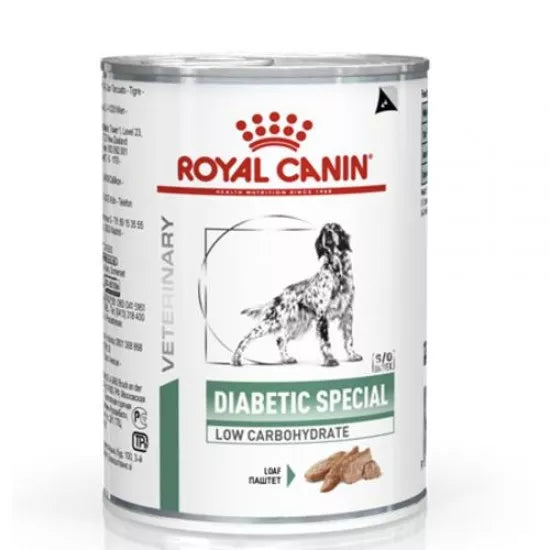 ROYAL CANIN - CANINE DIABETIC SPECIAL LOW CARBOHYDRATE CANNED 410G / 犬用糖尿病配方濕糧罐頭410G