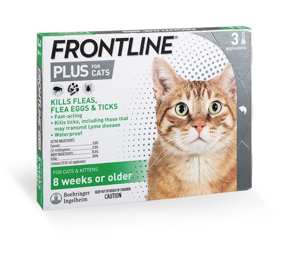 Frontline Plus Cat 1.5kg-over (1盒3劑量)