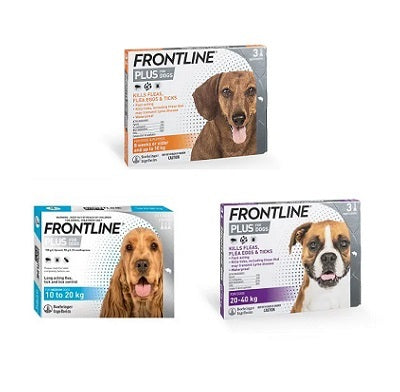 Frontline Plus Dog S Up-10kg (3 Applicators) (Orange)