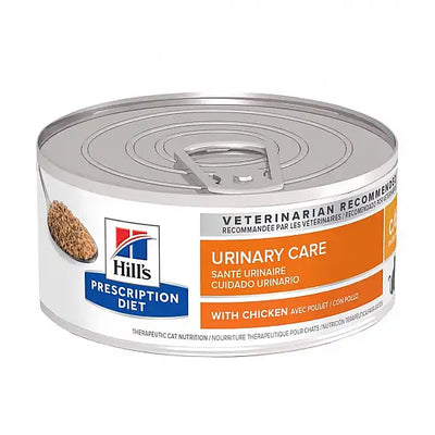 HILL'S - FELINE C/D MULTICARE URINARY CARE WITH "CHICKEN" CANNED 5.5OZ / 貓用泌尿道護理 （雞肉） 5.5安士